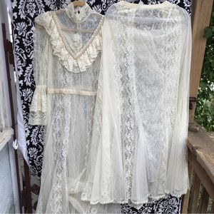Cream dress by Bellas originals Los Angeles